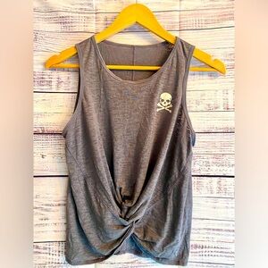 Lululemon, skull & cross bones, knotted burnout tank (6)